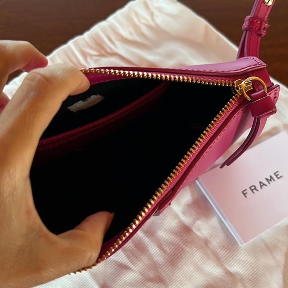 FRAME FUCHSIA CROSSBODY BAG - Picture 4 of 6